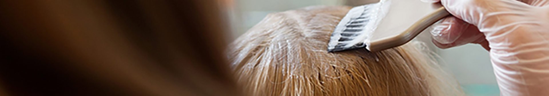 Removing hair colour from face