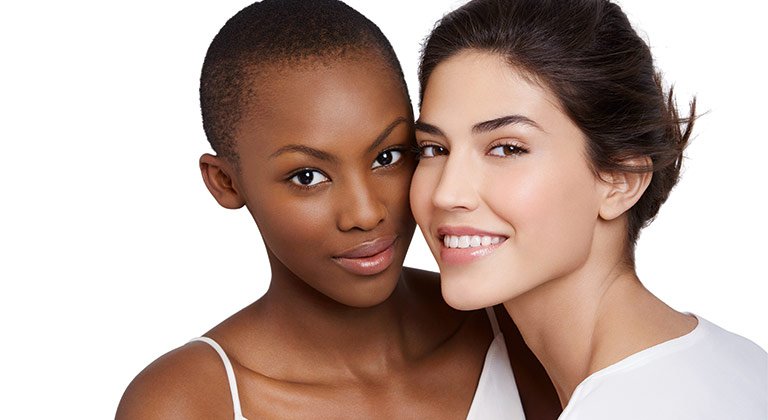 Models, enhanced complexion