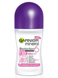 Garnier Mineral Ladies Roll On Protection 6 Cotton Fresh 50ml_Search data