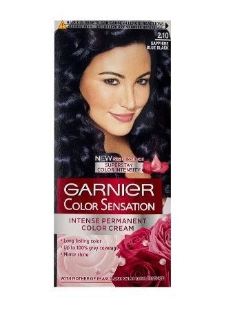 Garnier Color Sensation Sapphire Blue Black 