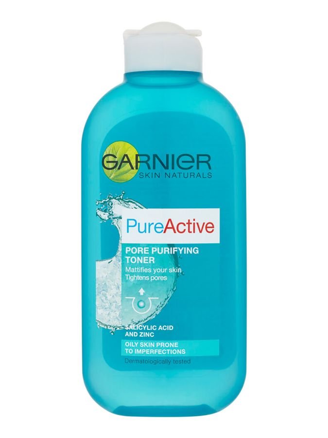 Garnier Pure Active Pore Reducing Toner Oily Combination Skin 200ml