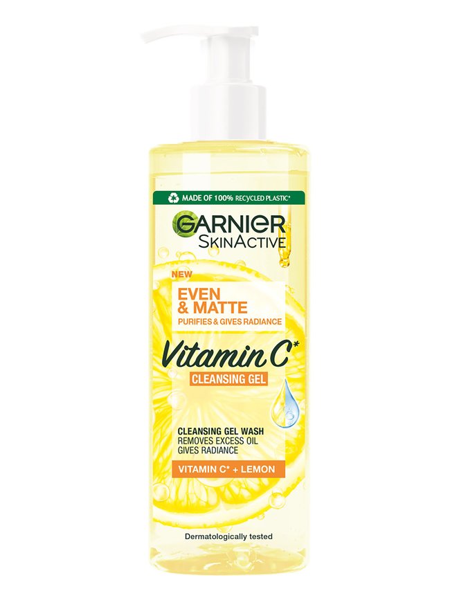 Garnier Even and Matte Vitamin C Cleansing Gel Wash