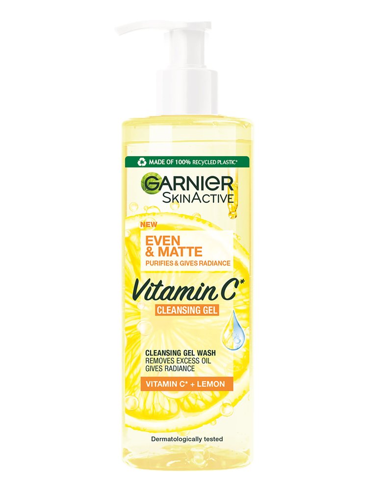 Garnier Even and Matte Vitamin C Cleansing Gel Wash