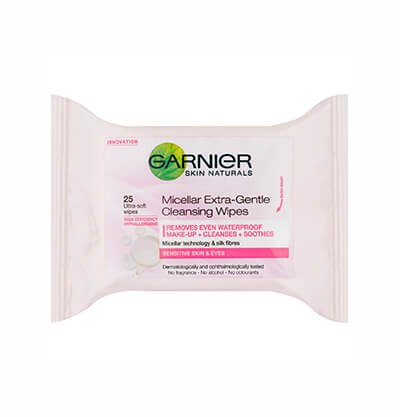 Garnier micellar best sale face wipes
