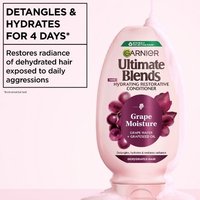 Garnier Grape Moisture conditioner with detangling and hydration benefits
