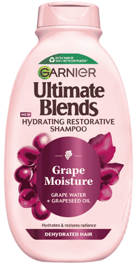 Garnier Ultimate Blends Grape Moisture shampoo bottle