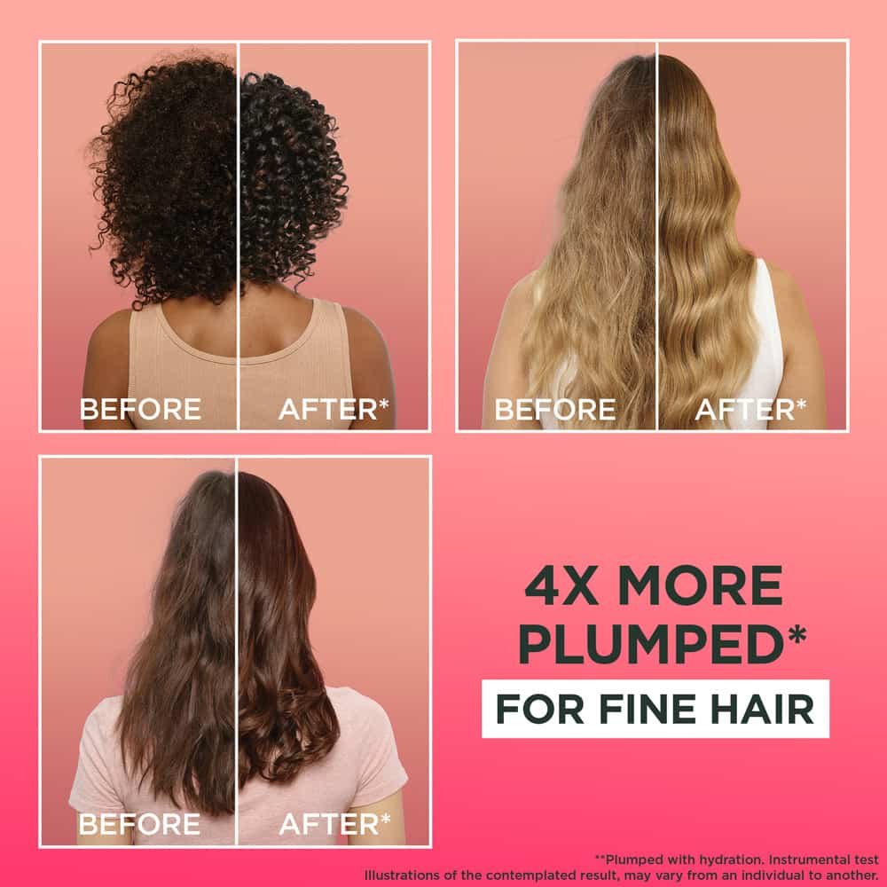 Hair food watermelon before and after